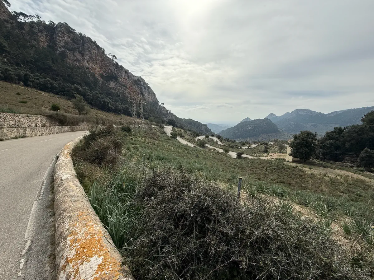 View from the top of Col de Sóller