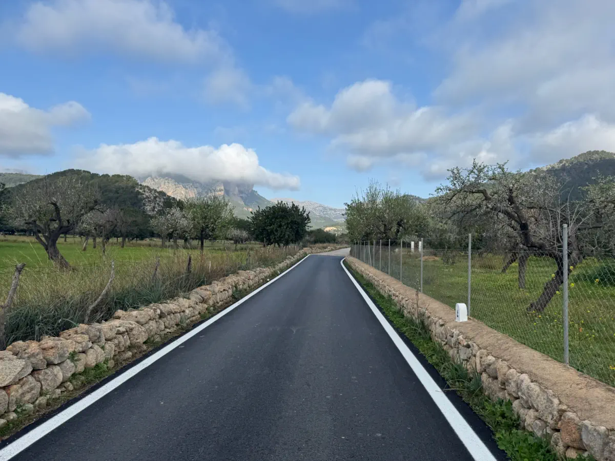 Beautiful road on the way to Sóller